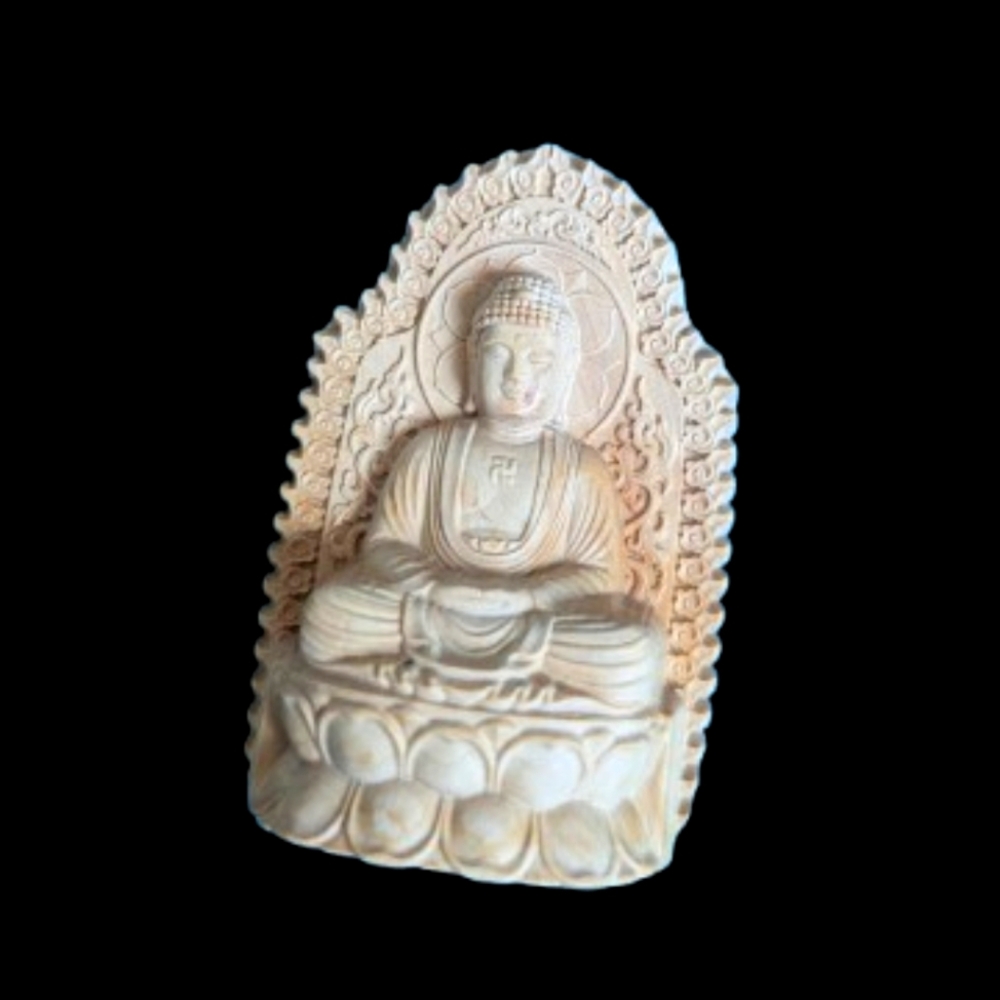 Carved Buddha Figurine